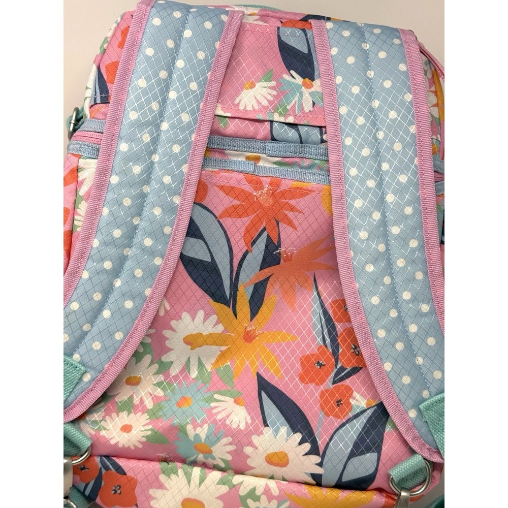 MATILDA JANE Everything Packed Cooler Backpack Pink Multi-color Floral - Picture 6 of 9